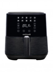 Air Fryer 2 Led One Touch Screen With 10 Presets Preheat Celsius To Fahrenheit Conversion Auto Shut Off And Shake Reminder 5.5 l 1700 W AF205K Black
