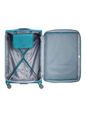 Hyperglide 4 Wheels Softside Check-In Luggage Trolley Teal