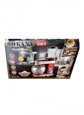 3 In 1 Powerful Stand Mixer SC-213 Multicolour