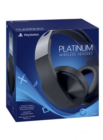3D Wireless Platinum Headset Black/Silver