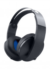 Platinum Wireless Over-Ear Headphones With Mic For PlayStation 4 Black/Grey
