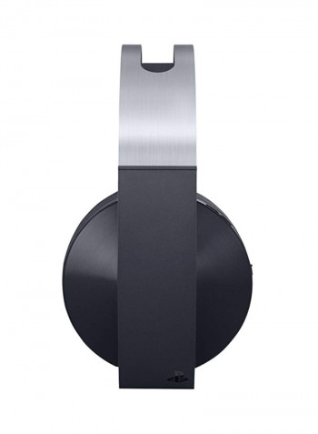 Platinum Wireless Over-Ear Headphones With Mic For PlayStation 4 Black/Grey