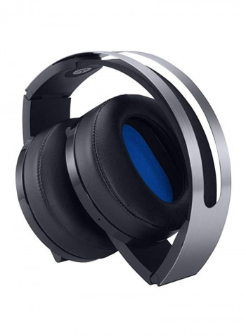 Platinum Wireless Over-Ear Headphones With Mic For PlayStation 4 Black/Grey