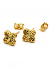 18 Karat Gold Shinning Earrings