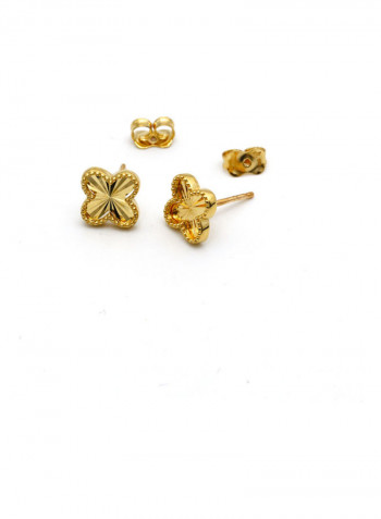 18 Karat Gold Shinning Earrings