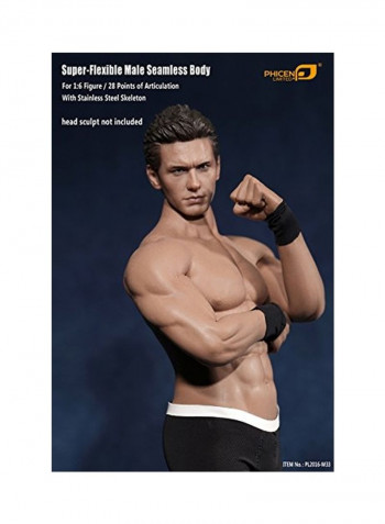 Scale Super Flexible Male Muscular Seamless Body