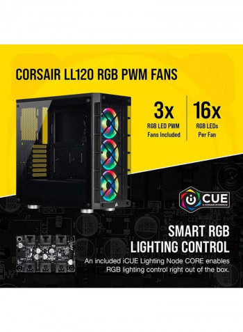 iCUE 465X RGB Mid-Tower ATX Smart Case, Black