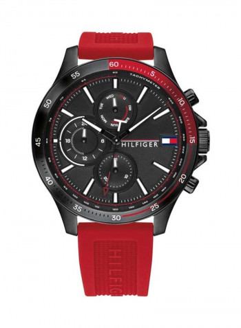 Men's Silicone Analog Watch-1791722