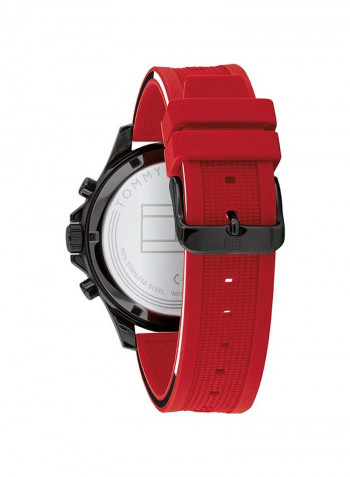 Men's Silicone Analog Watch-1791722