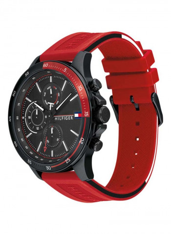 Men's Silicone Analog Watch-1791722