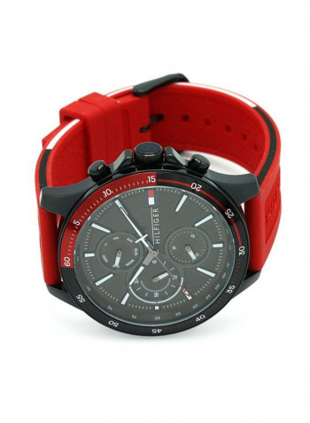 Men's Silicone Analog Watch-1791722