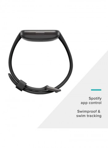 Versa 2 (NFC) Smartwatch Black/Carbon Aluminum