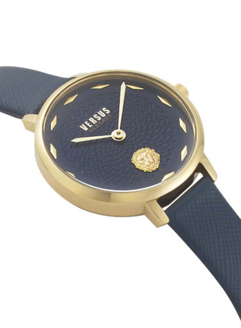 Women's Leather Analog Wrist Watch V WVSP1S0419