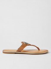 Essential Monogram Leather Sandals Summer Cognac reviews Essential Monogram Leather Sandals Summer Cognac