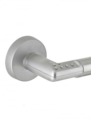 Digital Code Left Handle For Door Silver 14x15.8x5.5centimeter