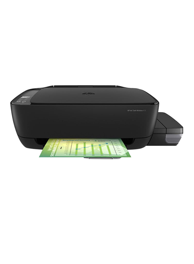 Ink Tank 415 All-In-One Printer With Print/Copy/Scan/Wireless Function Black