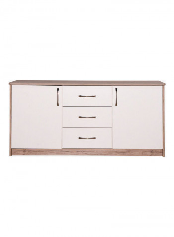 Concord 2-Door Sideboard Beige/White