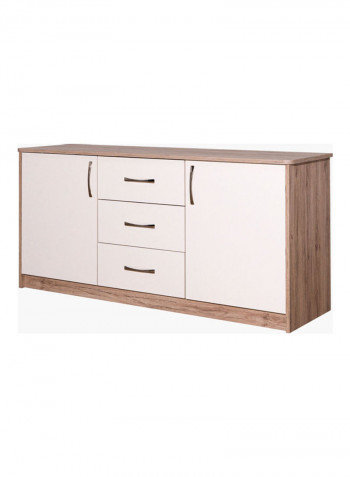 Concord 2-Door Sideboard Beige/White