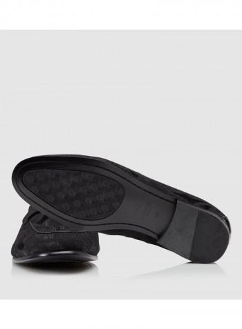 Sartorial Brocade Loafer Black