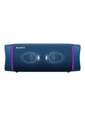 Bass Boosted Bluetooth Speaker Blue/Pink
