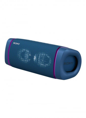 Bass Boosted Bluetooth Speaker Blue/Pink