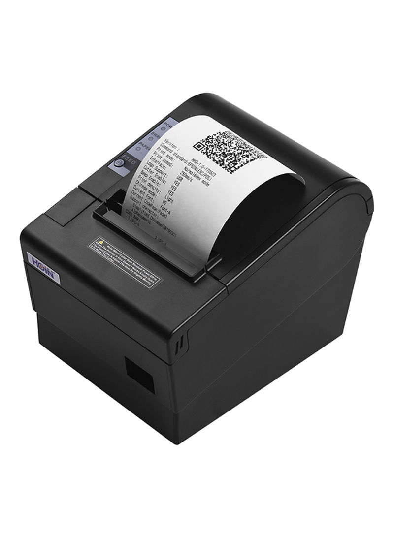 Thermal Receipt Printer With Auto Cutter 19.5 x 14.1 x 14.7centimeter Black