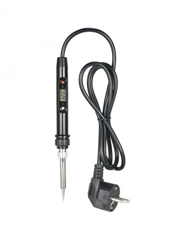 LCD Digital Electric Soldering Iron Tool Black 26centimeter