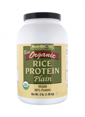 Raw Organic Rice Protein - Plain