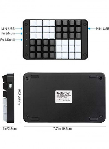Single-Handed Programmable Mechanical Keyboard