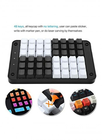 Single-Handed Programmable Mechanical Keyboard