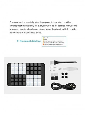 Single-Handed Programmable Mechanical Keyboard