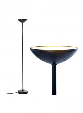 LED Floor Lamp Black 12.6 x 5.8 x 16.9inch