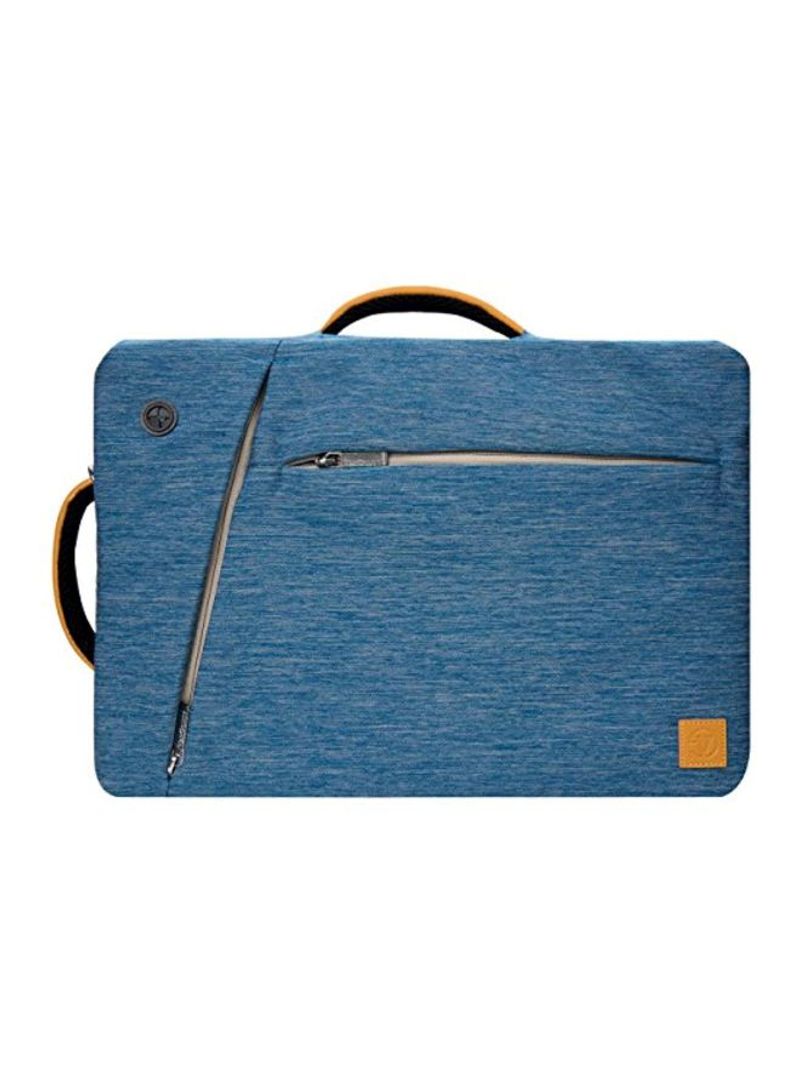 3-In-1 Laptop Bag For Apple MacBook Pro/iPad Pro 13.85-Inch Laptop Blue/Yellow/Black