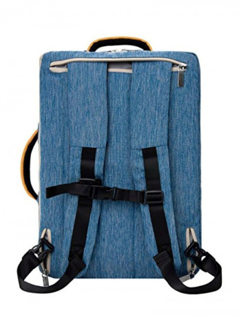 3-In-1 Laptop Bag For Apple MacBook Pro/iPad Pro 13.85-Inch Laptop Blue/Yellow/Black