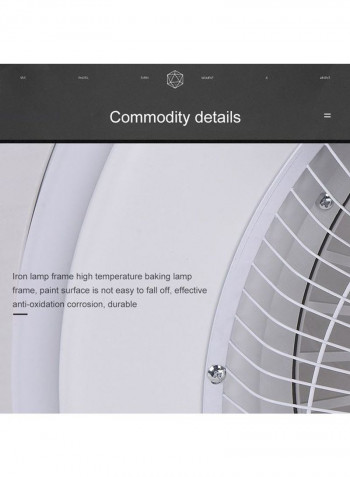 LED Ceiling Fan White
