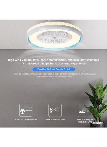 LED Ceiling Fan White