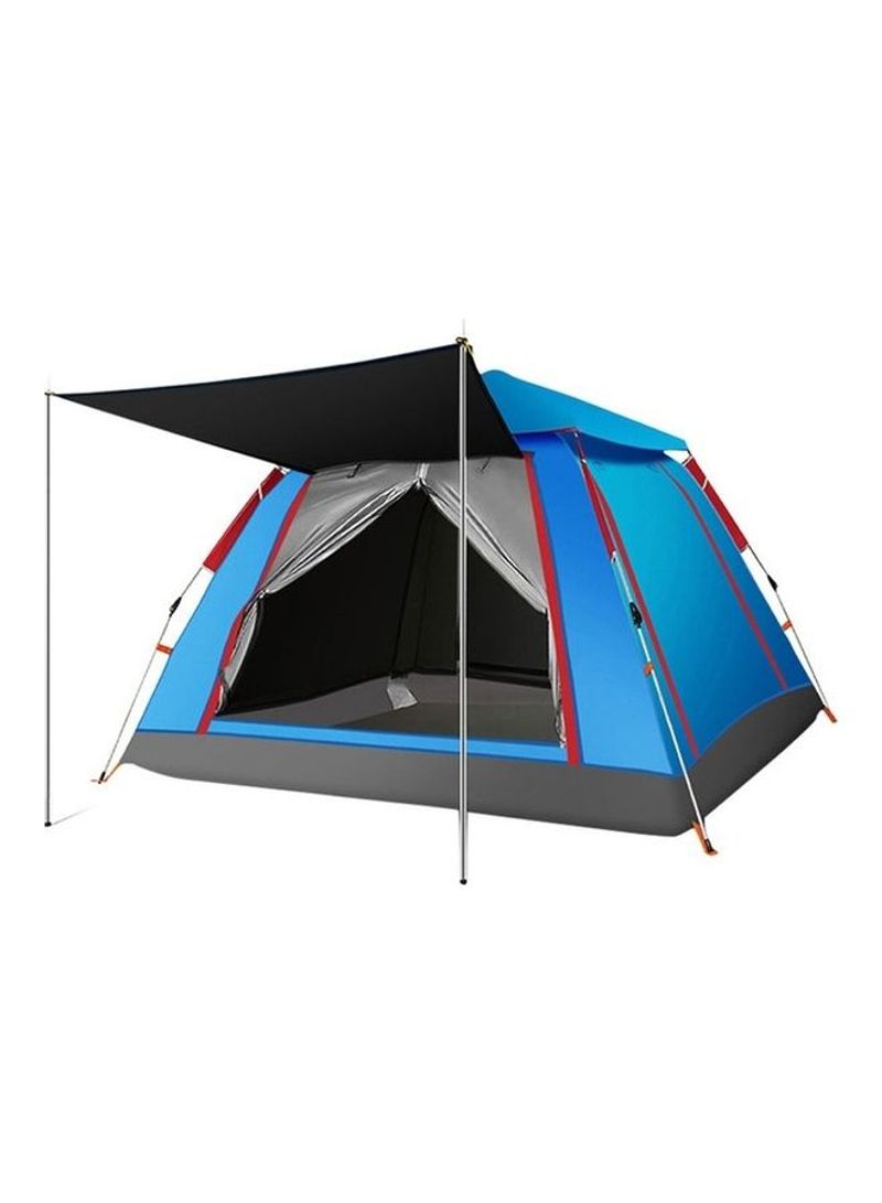 Outdoor 3-4 People Beach Thickening Rainproof Automatic Speed Open Four-Sided Camping Tent 215 x 215 x 142cm