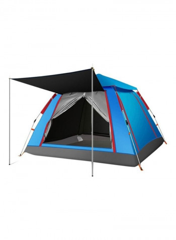 Outdoor 3-4 People Beach Thickening Rainproof Automatic Speed Open Four-Sided Camping Tent 215 x 215 x 142سم