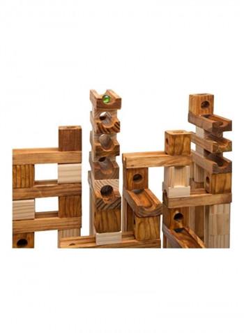 60-Piece Wood Construction Set