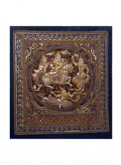 Burmese Wall Hanging Multicolour 95X95centimeter