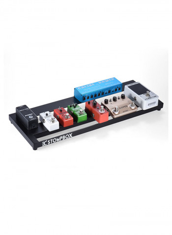 Portable Guitar Effect Pedal Board With Carrying Box