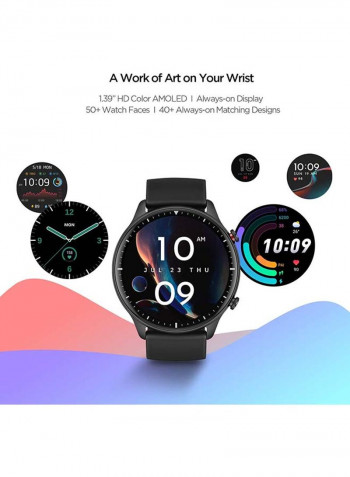 GTR 2 With Monitor Smartwatch 3GB Sport Edition Obsidian Black