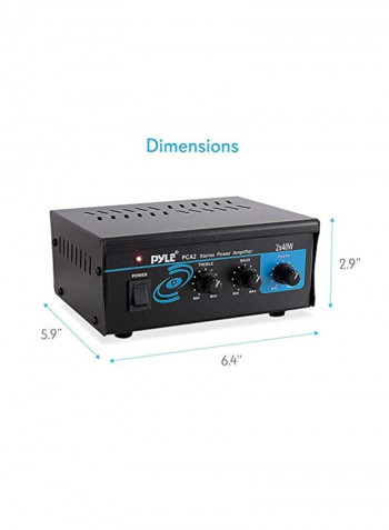 Audio Power Amplifier System PCA2 Black