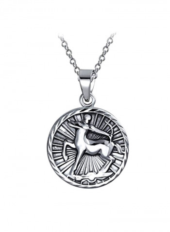 925 Sterling Silver Zodiac Sign Pendant Necklace