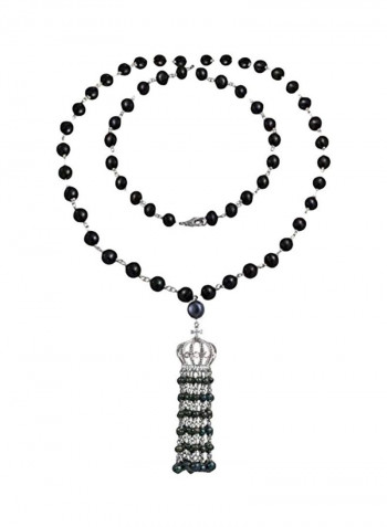 925 Sterling Silver Freshwater Cultured Pearl Studded Necklace