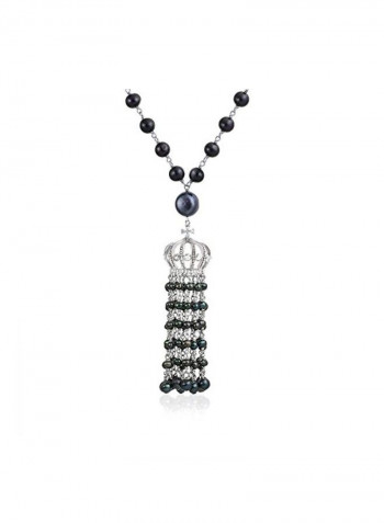 925 Sterling Silver Freshwater Cultured Pearl Studded Necklace