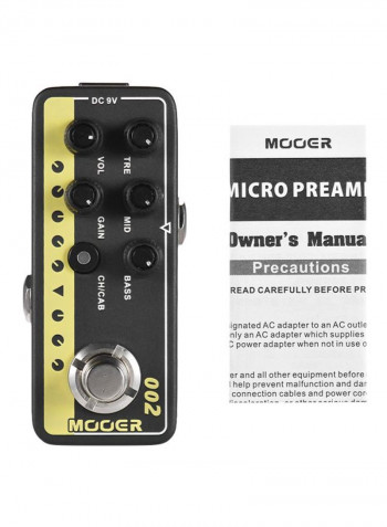 Digital Preamplifier Guitar Effect Pedal