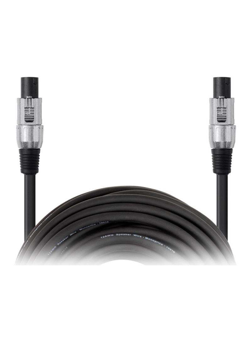 Shrike Series NL4 Speaker Cable 50feet Black