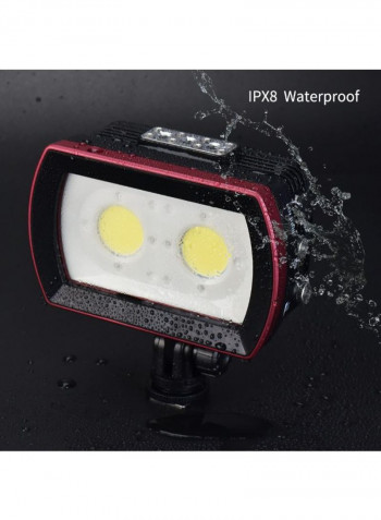 Waterproof LED Diving Light Underwater Photography Black