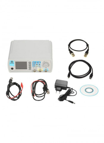 Dual Channel DDS Signal Generator White 19.5x17.5x7centimeter